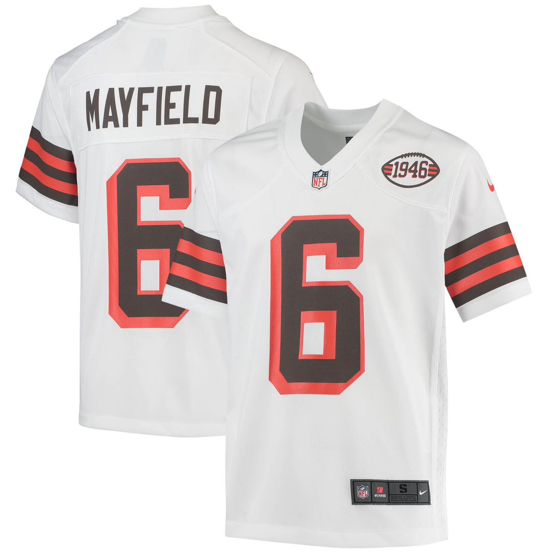 Baker Mayfield Cleveland Browns white Alternate jersey