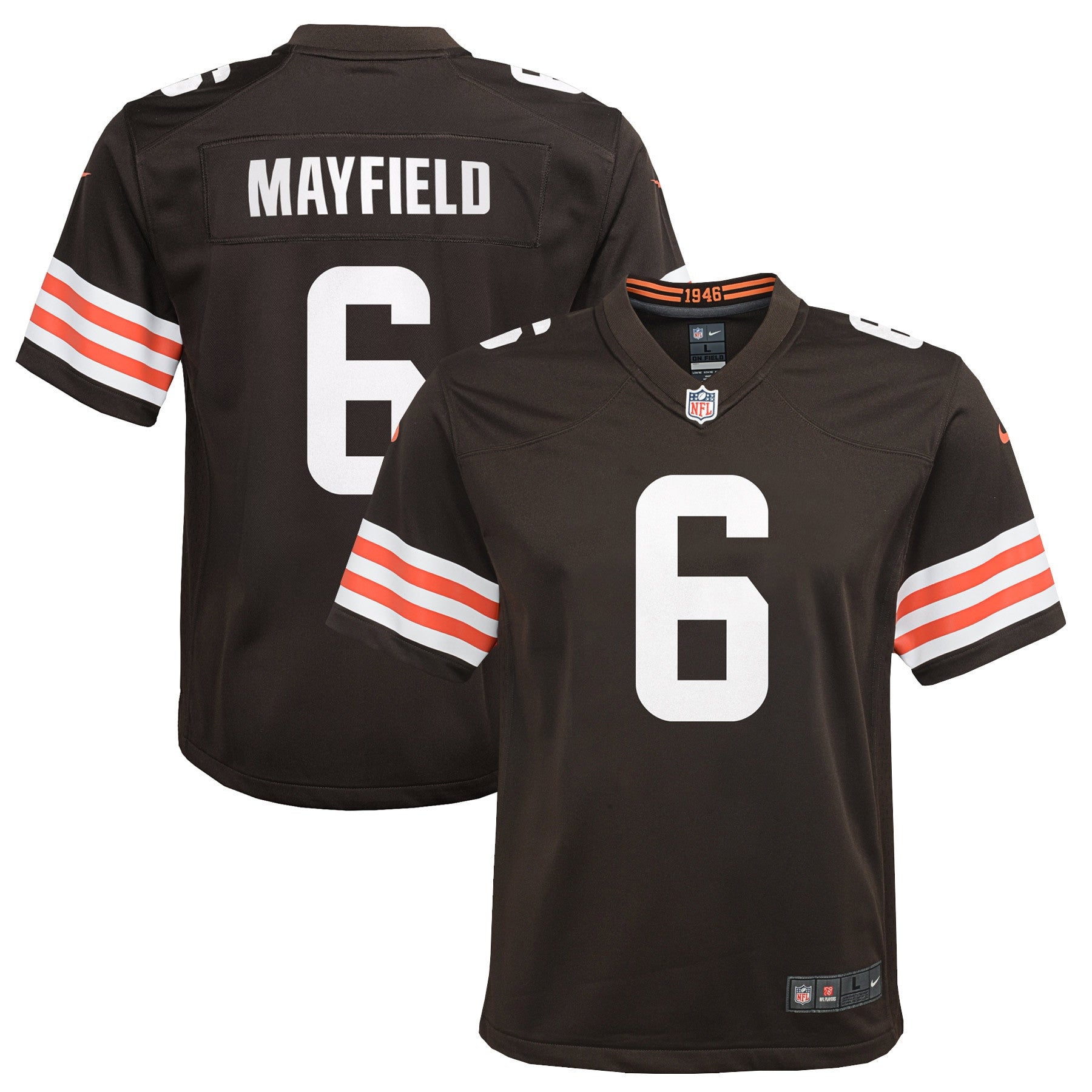 Baker Mayfield Cleveland Browns brown Game jersey