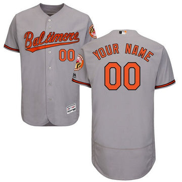 Baltimore Orioles gray jersey