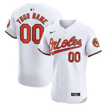 Baltimore Orioles white Elite jersey