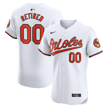 Baltimore Orioles white Elite jersey
