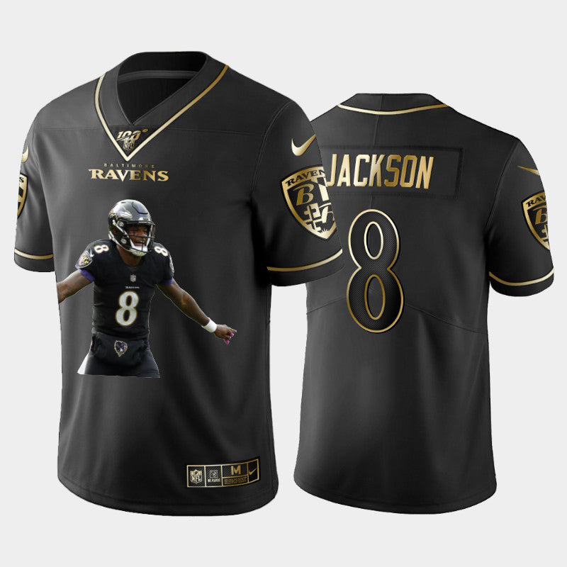 Lamar Jackson Baltimore Ravens black Untouchable jersey