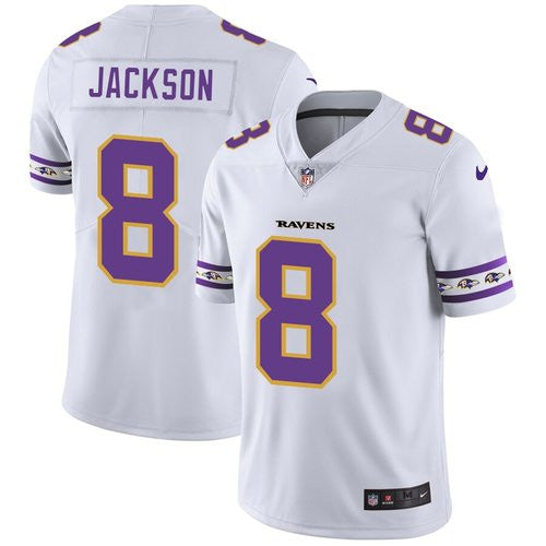 Lamar Jackson Baltimore Ravens white Vapor jersey