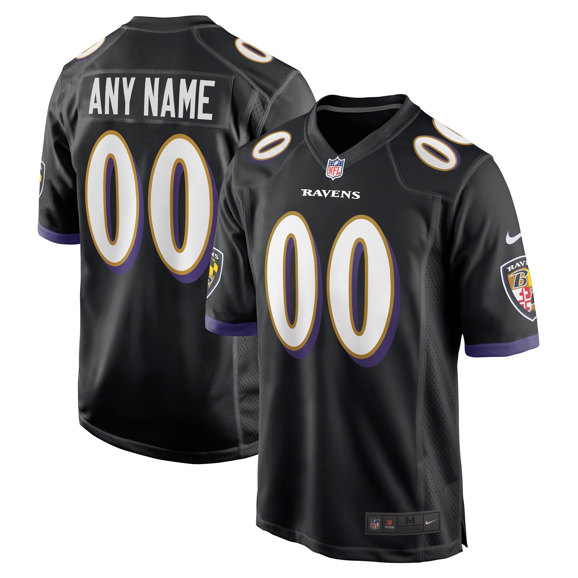 Baltimore Ravens black Alternate jersey