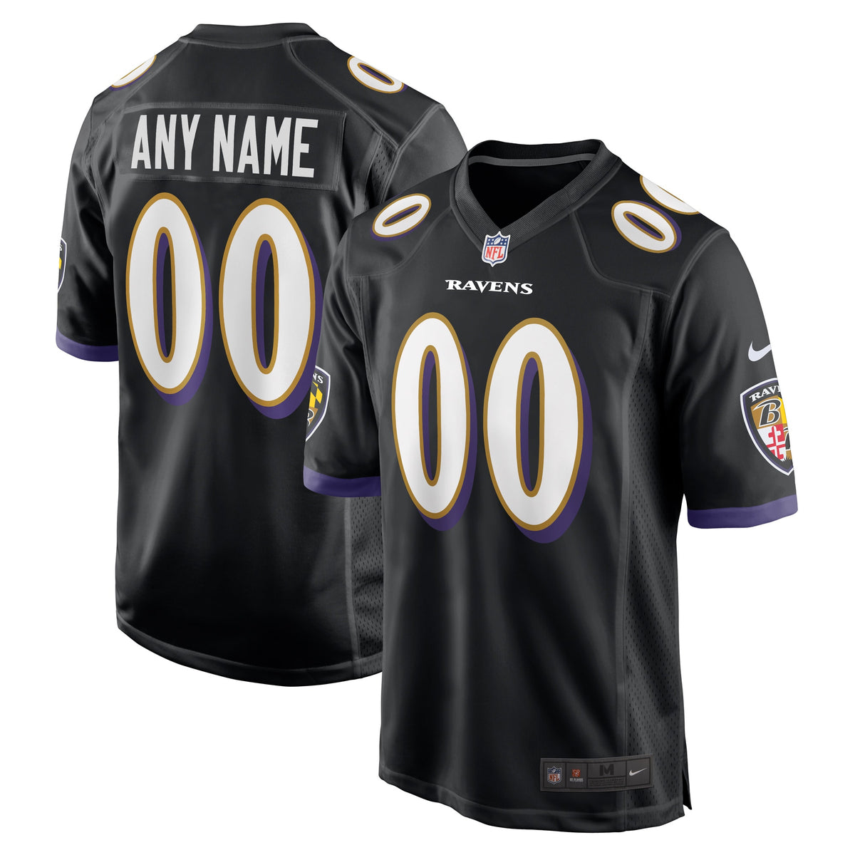 Baltimore Ravens black Alternate jersey