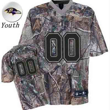 Custom Baltimore Ravens camo Camo jersey