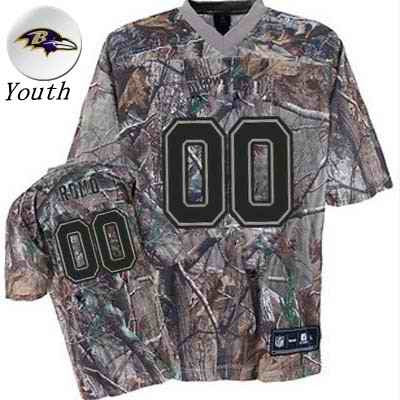 Custom Baltimore Ravens camo Camo jersey