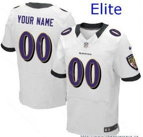 Baltimore Ravens white Elite jersey