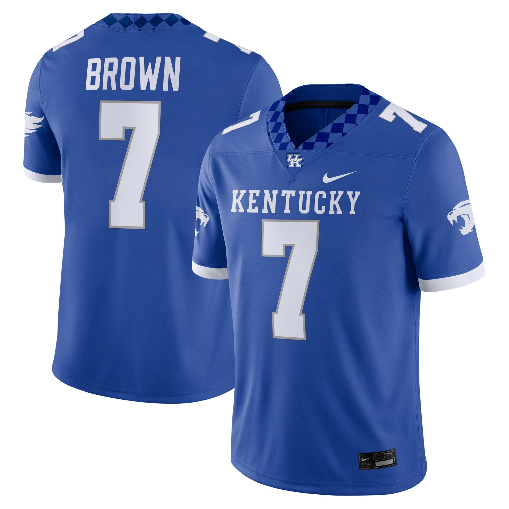 Barion Brown Kentucky Wildcats royal jersey
