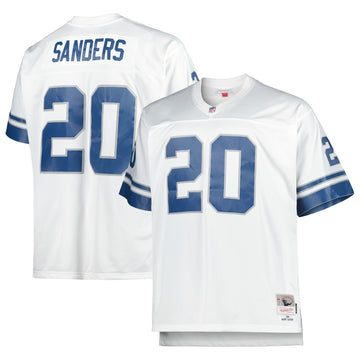 Barry Sanders Detroit Lions white jersey