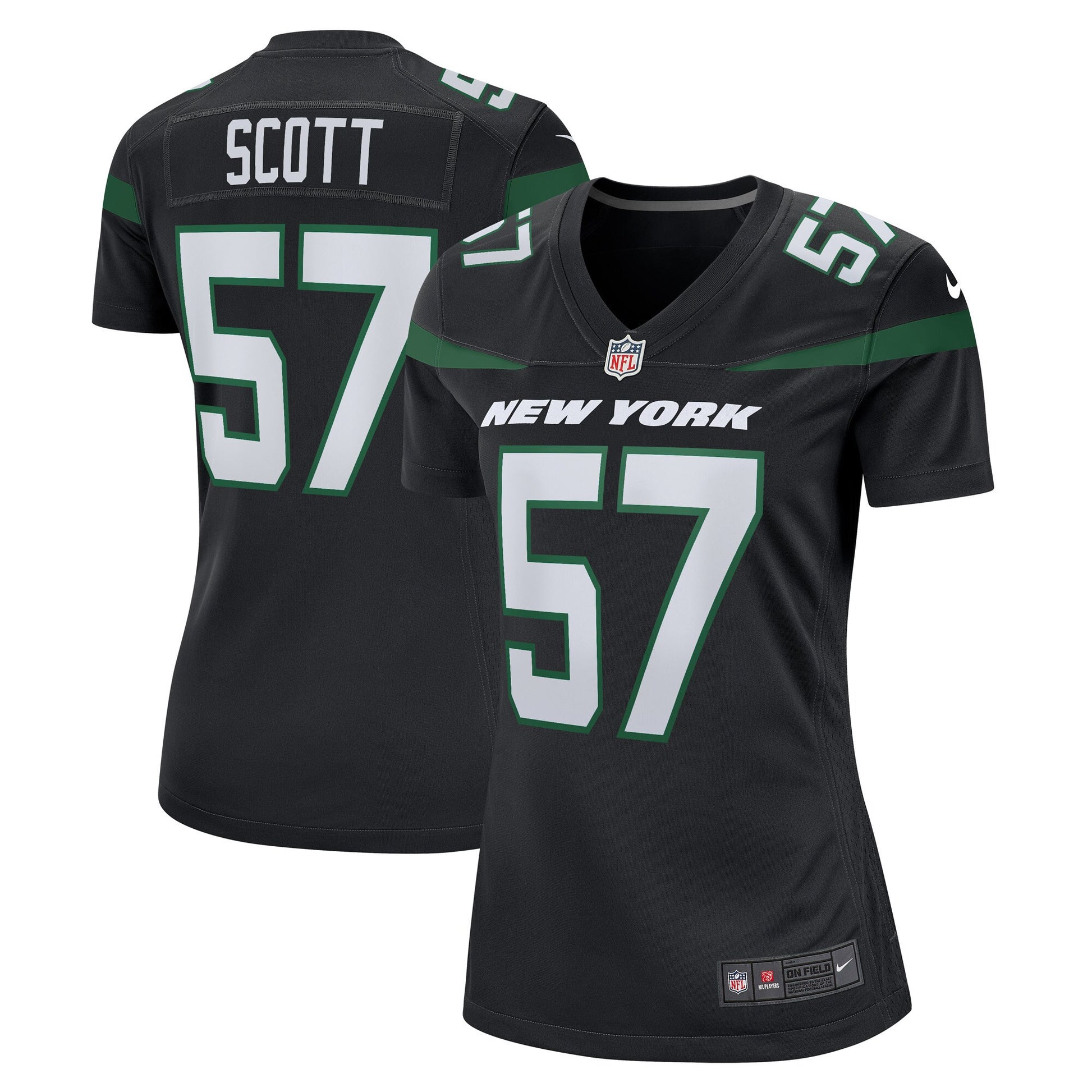 Bart Scott New York Jets black jersey