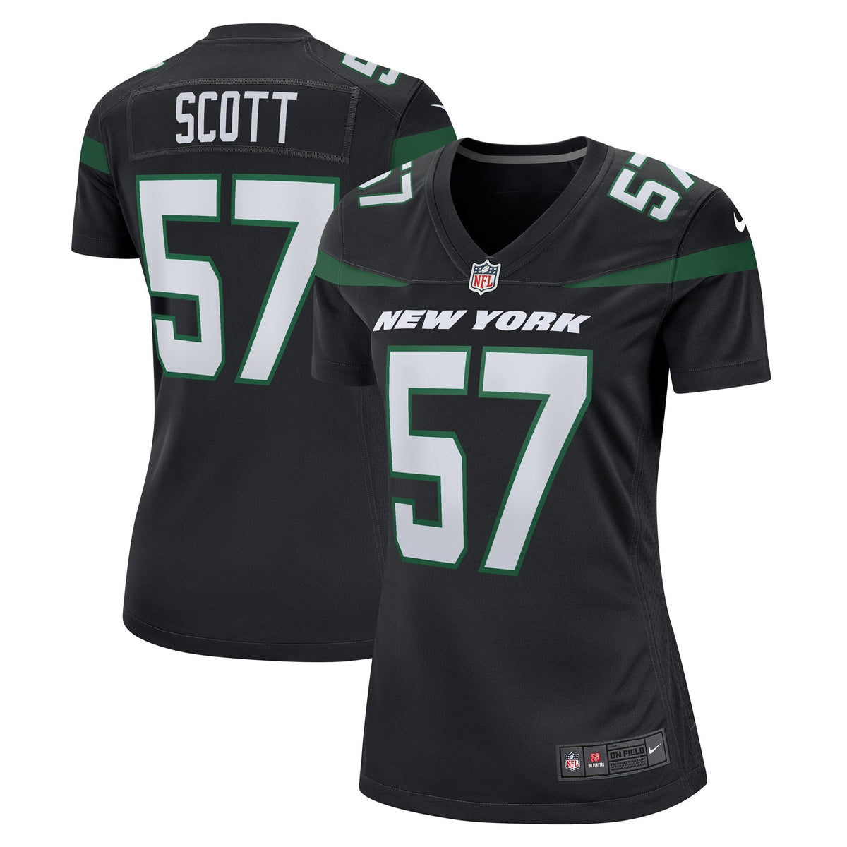 Bart Scott New York Jets black jersey