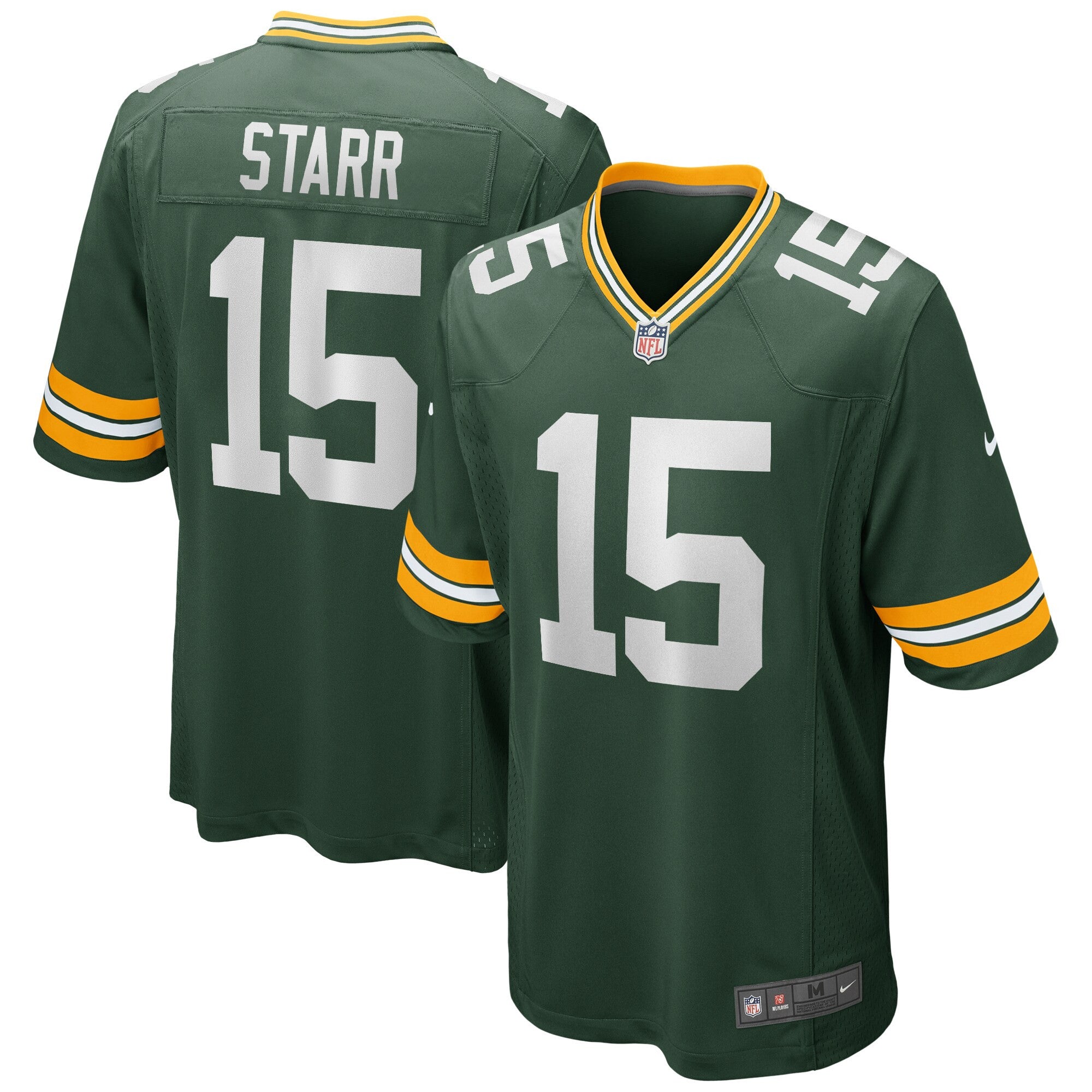 Bart Starr Green Bay Packers green Game jersey