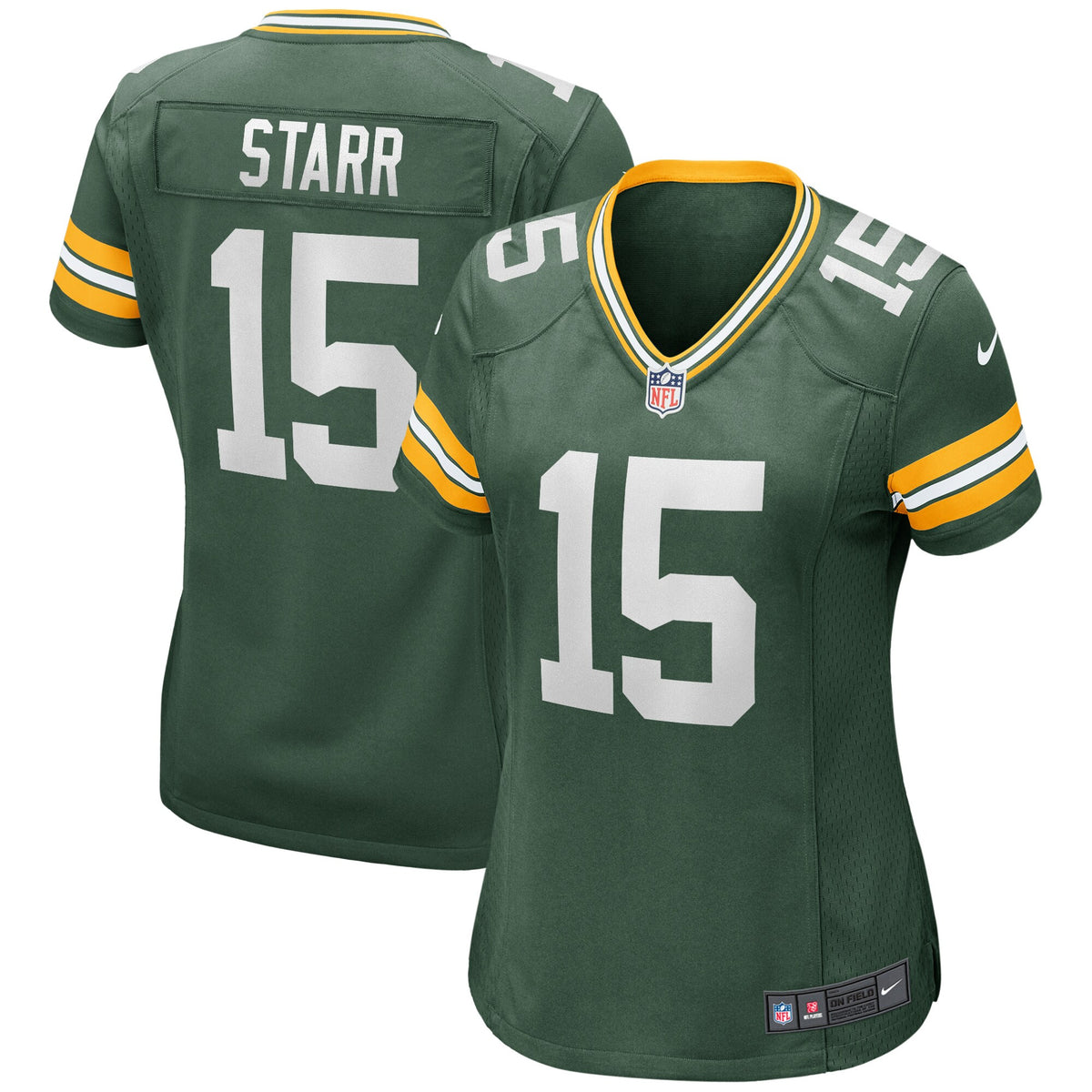 Bart Starr Green Bay Packers green Game jersey