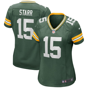Bart Starr Green Bay Packers green Game jersey