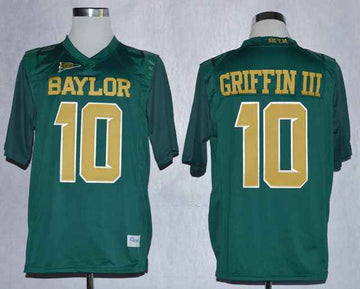 Lache Rebort Griffin III Baylor Bears green jersey