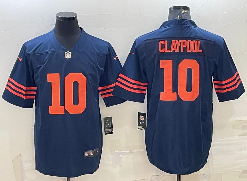 Chase Claypool Chicago Bears navy Color Rush jersey