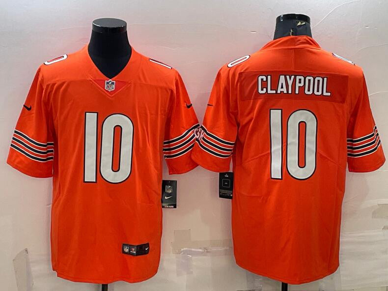 Chase Claypool Chicago Bears orange Untouchable jersey