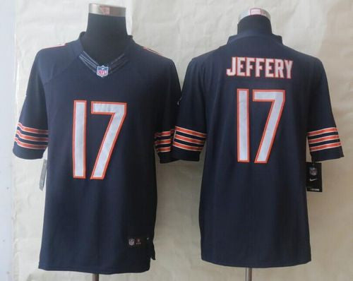 Alshon Jeffery Chicago Bears navy Limited jersey