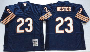 Devin Hester Chicago Bears navy Throwback jersey