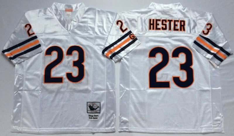 Devin Hester Chicago Bears white Throwback jersey
