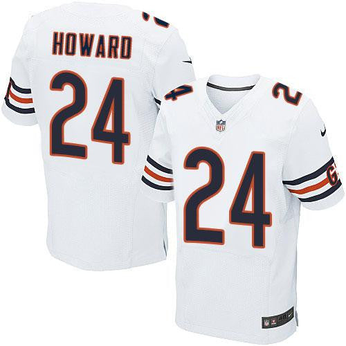 Jordan Howard Chicago Bears white Elite jersey