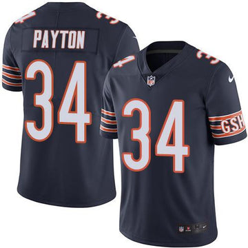 Walter Payton Chicago Bears navy Limited jersey