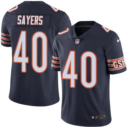 Gale Sayers Chicago Bears navy Limited jersey