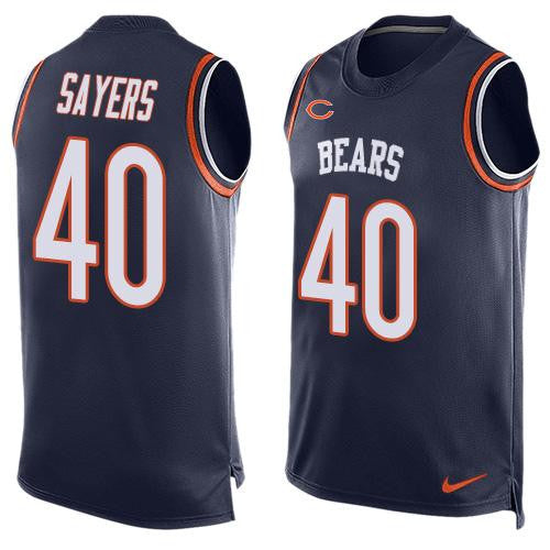 Gale Sayers Chicago Bears navy Limited jersey