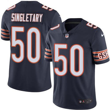 Mike Singletary Chicago Bears navy Limited jersey