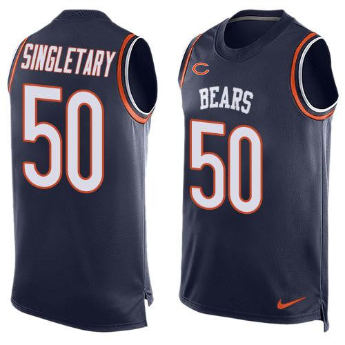 Mike Singletary Chicago Bears navy Limited jersey