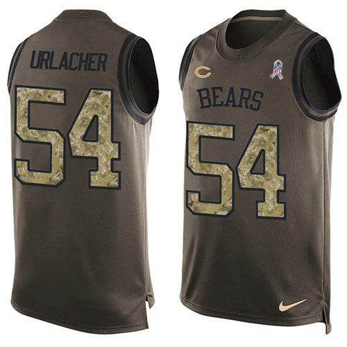 Brian Urlacher Chicago Bears green Salute To Service jersey