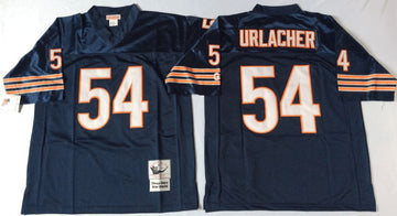 Brian Urlacher Chicago Bears navy Throwback jersey