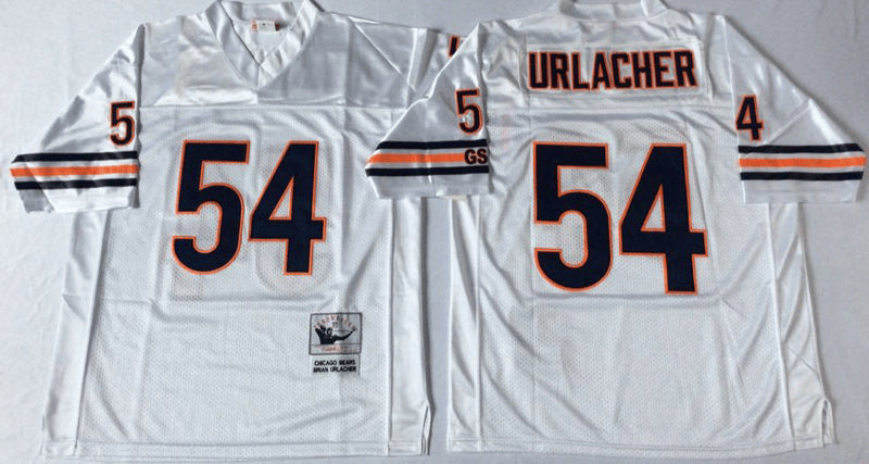 Brian Urlacher Chicago Bears white Throwback jersey
