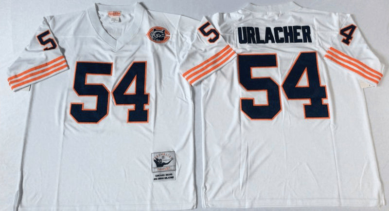 Brian Urlacher Chicago Bears white Throwback jersey