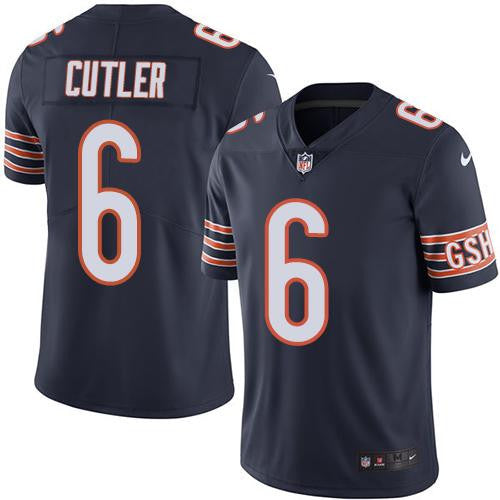 Jay Cutler Chicago Bears navy Limited jersey
