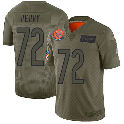 William Perry Chicago Bears camo Salute To Service jersey