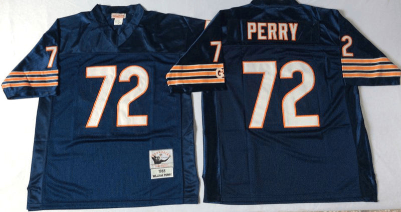 William Perry Chicago Bears navy Throwback jersey