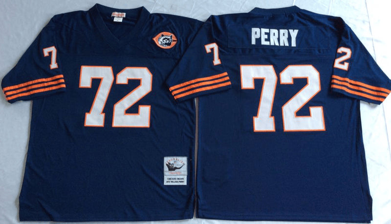 William Perry Chicago Bears navy Throwback jersey