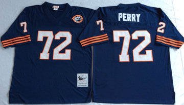 William Perry Chicago Bears navy Throwback jersey