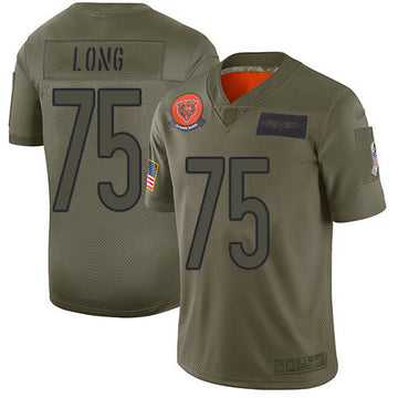 Kyle Long Chicago Bears camo Salute To Service jersey