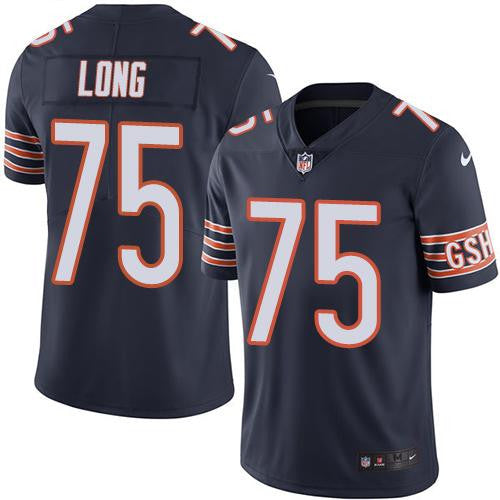 Kyle Long Chicago Bears navy Limited jersey