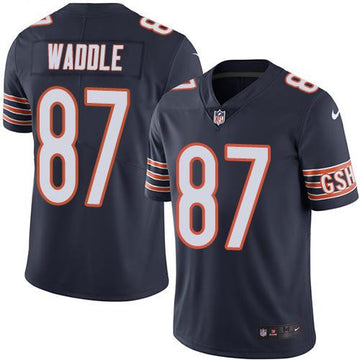 Tom Waddle Chicago Bears navy Limited jersey
