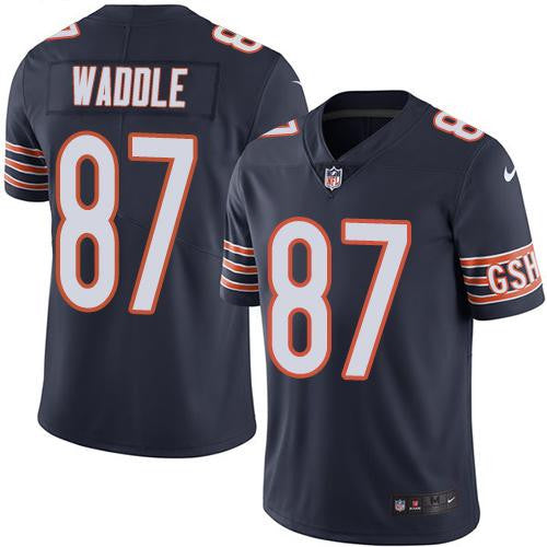 Tom Waddle Chicago Bears navy Limited jersey