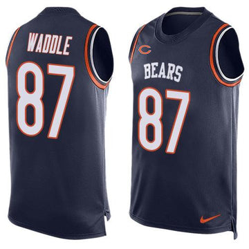 Tom Waddle Chicago Bears navy Limited jersey