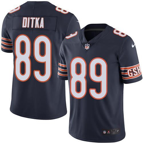 Mike Ditka Chicago Bears navy Limited jersey