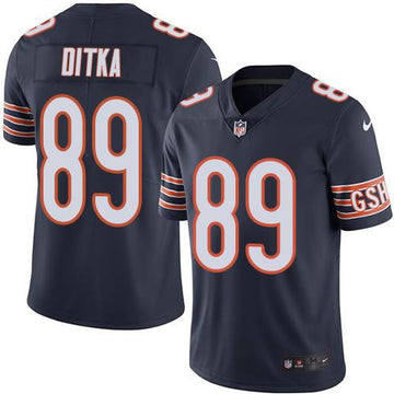 Mike Ditka Chicago Bears navy Limited jersey