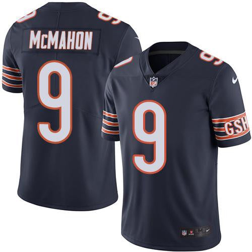 Jim McMahon Chicago Bears navy Limited jersey