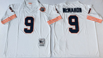 Jim McMahon Chicago Bears white Throwback jersey
