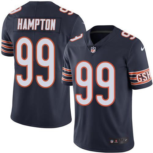 Dan Hampton Chicago Bears navy Limited jersey